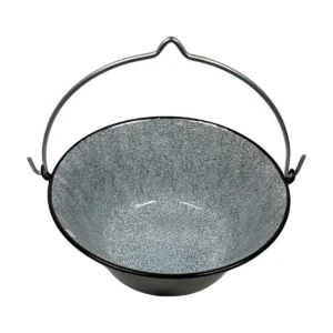 Gulyásbogrács, 20 l, zománcozott, vastag falú