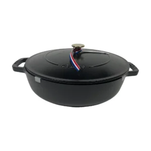 STAUB Chistera öntöttvas edény fedővel – 28 cm – noir-fekete(43)