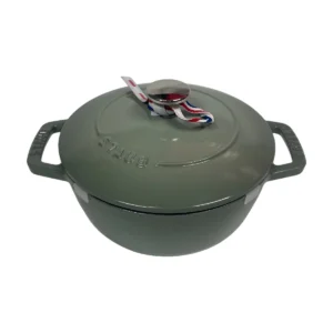 STAUB La Marmite öntöttvas edény fedővel – 18 cm / 1,66 L – Eucalyptus (46)