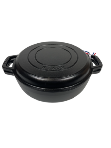 Staub Sukiyaki 3-in-1 öntöttvas edény 26 cm 3,24 literes – Fekete (65)