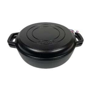 STAUB Sukiyaki 3 in 1-ben öntöttvas edény – 26 cm / 3,24 L – noir-fekete(65)