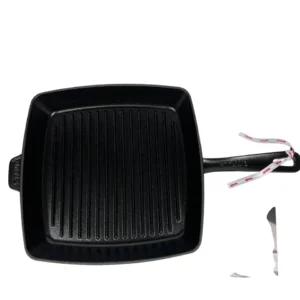 STAUB American Grill öntöttvas grillserpenyő – 30 × 30 cm –noir-matt fekete(80)