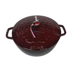 STAUB La Marmite Lys öntöttvas edény – 26 cm, 4,9 L – Grenadine-gránátvörös (103)