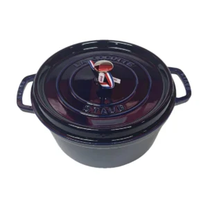 STAUB Cocotte öntöttvas edény – 28 cm, 6,7 L – Bleu Intense-sötétkék