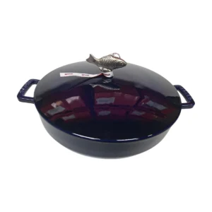 STAUB Bouillabaisse öntöttvas edény – 28 cm, 4,65 L – Bleu Intense