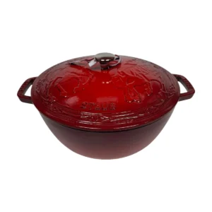 Staub La Cocotte kerek, 26 cm, 4,9 l, cseresznyepiros