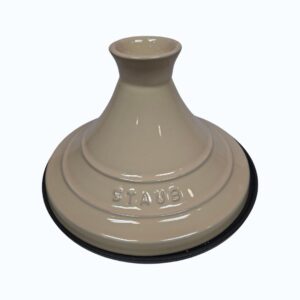 Staub Tajine sütőedény 28cm/ 2L Cream Ronde kerek - krém/fekete (114)