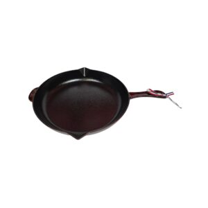 STAUB öntöttvas serpenyő, kerek, Fényes Grenadine (gránátvörös) zománc 30 cm /119/