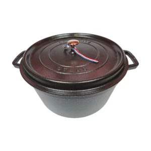 STAUB Cocotte Ronde öntöttvas edény kerek– 34 cm / 12,6 L – noir-fekete